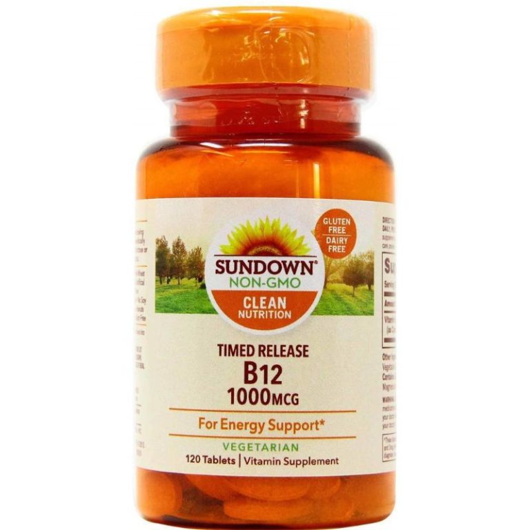 Sundown Naturals B12 1000 Mg 120 Tablets - Pharmaholic